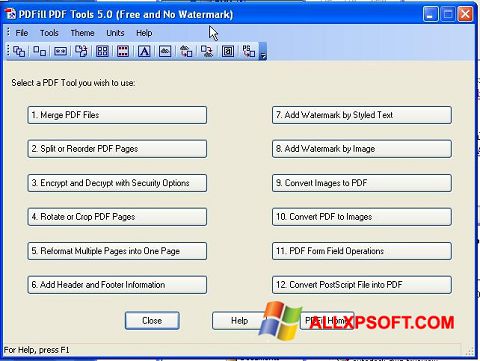 স্ক্রিনশট Pdf995 Windows XP