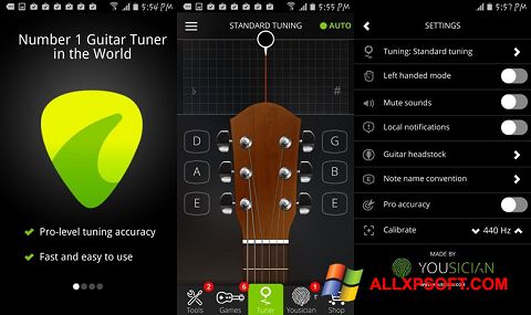 স্ক্রিনশট Guitar Tuner Windows XP