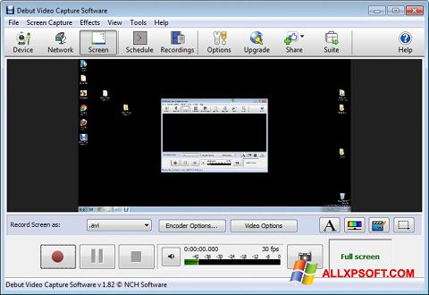 স্ক্রিনশট Debut Video Capture Windows XP