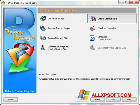 স্ক্রিনশট R-Drive Image Windows XP