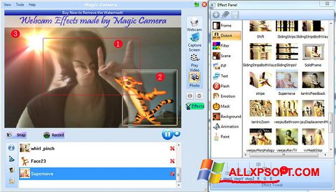 স্ক্রিনশট Magic Camera Windows XP