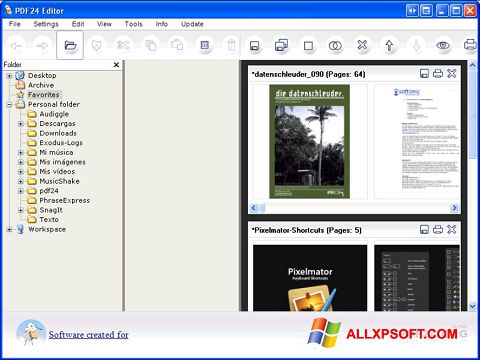স্ক্রিনশট PDF24 Creator Windows XP