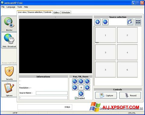 স্ক্রিনশট webcamXP Windows XP