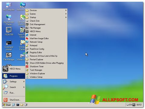 স্ক্রিনশট Hirens Boot CD Windows XP