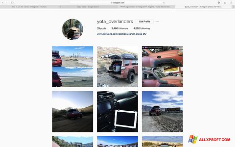 স্ক্রিনশট Instagram Windows XP