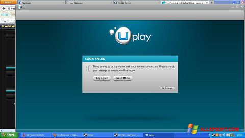স্ক্রিনশট Uplay Windows XP
