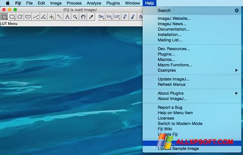 স্ক্রিনশট ImageJ Windows XP