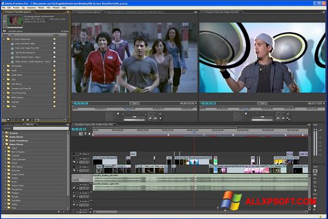 স্ক্রিনশট Adobe Premiere Pro Windows XP