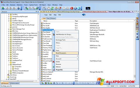 স্ক্রিনশট Remote Administration Tool Windows XP