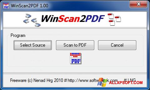 স্ক্রিনশট WinScan2PDF Windows XP