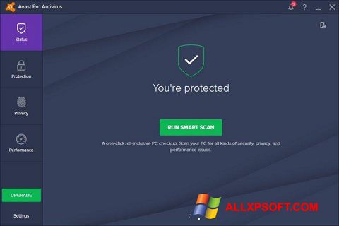 স্ক্রিনশট Avast! Pro Antivirus Windows XP