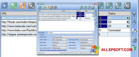 স্ক্রিনশট VideoGet Windows XP