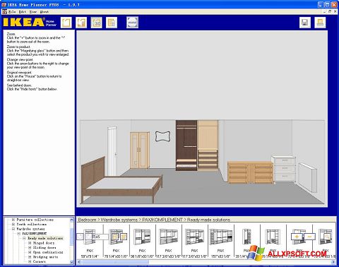 স্ক্রিনশট IKEA Home Planner Windows XP