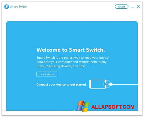 স্ক্রিনশট Samsung Smart Switch Windows XP