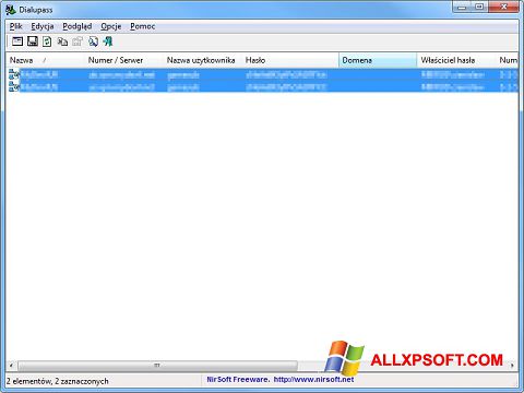 স্ক্রিনশট Dialupass Windows XP