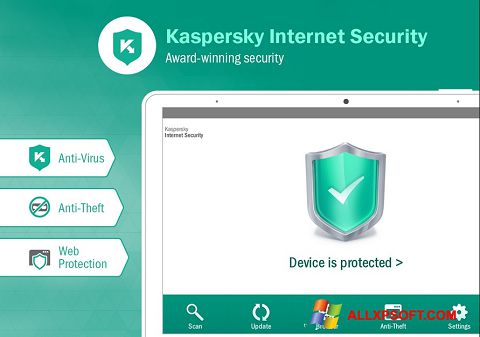 স্ক্রিনশট Kaspersky Internet Security Windows XP
